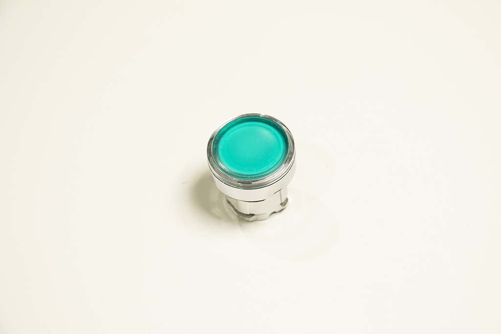 NON-LATCHING BUTTON ILLUMINATED HEAD GREEN