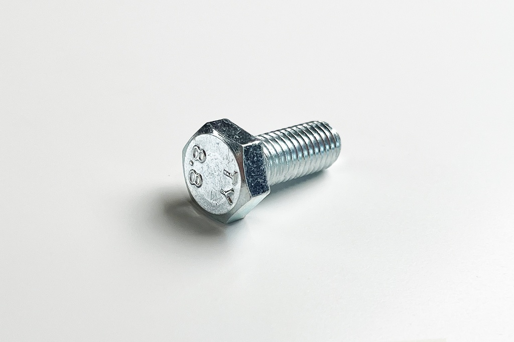 VITE IN ZINCO FILETTATURA ESAGONALE M 8 X20