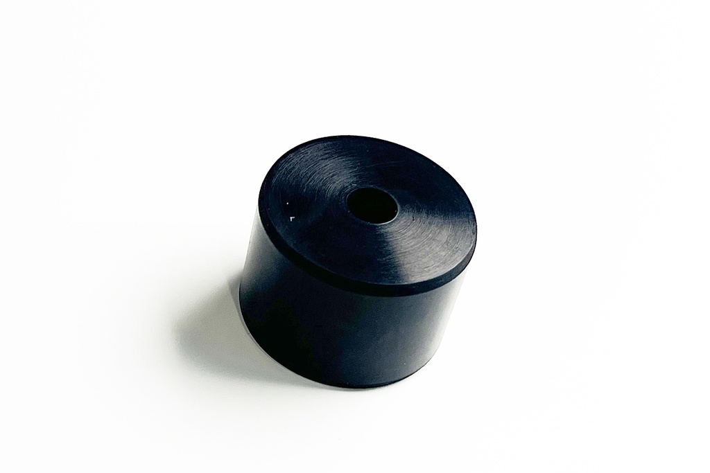 RUBBER VOET DIAM.35X24,5 DIAM.INT 8 (VOL)