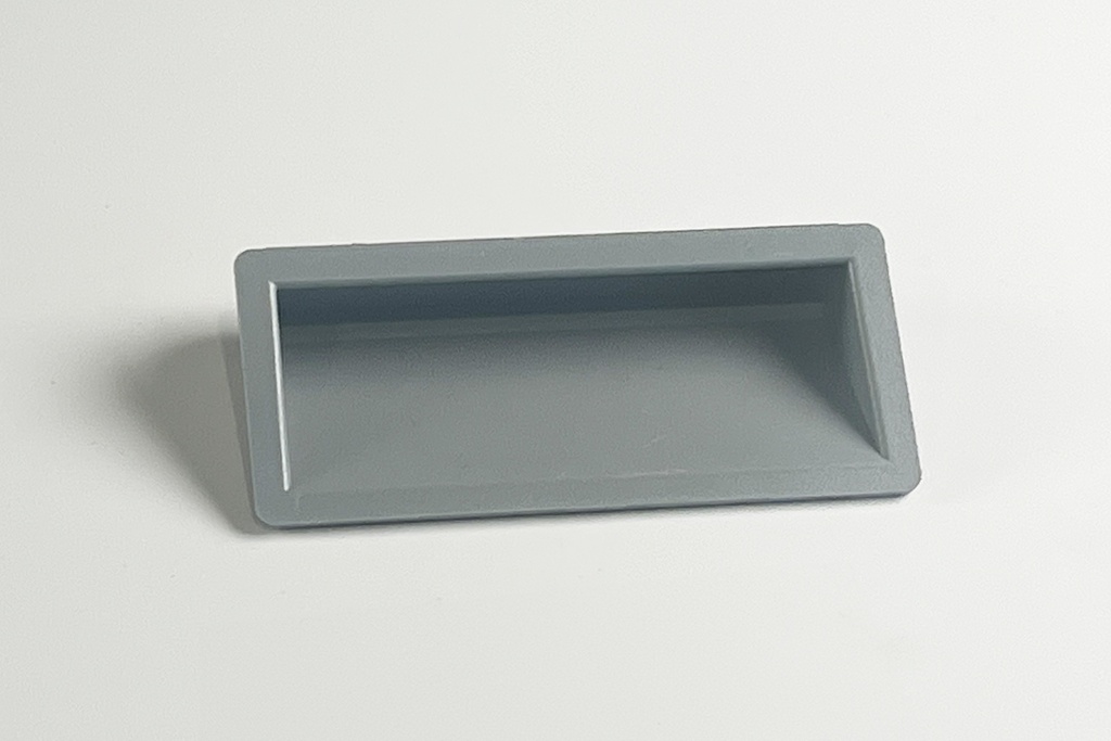MANGO PLÁSTICO GRIS 90X40X16 BDR