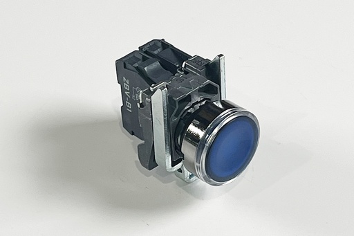[6310084] PUSH BUTTON ILLUMINATED BLUE 24V 1NO