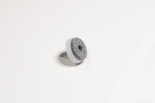 [W008709] PATTINO IN FELTRO H.9MM CON VITE D.24MM