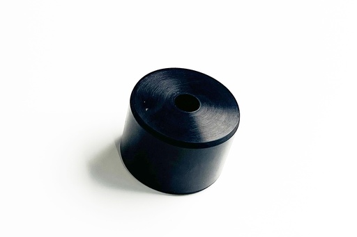 [7930009] PIEDE IN GOMMA DIAM.35X24,5 DIAM.INT 8 (PIENO)